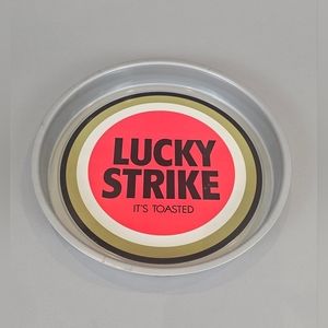 Vintage Lucky Strike Tin Serving Tray